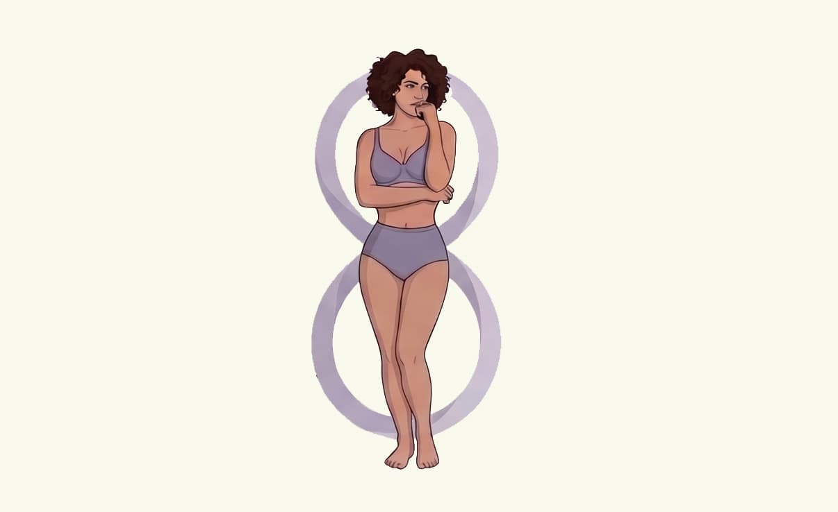 Morphologie en 8 — comme le X, avec des courbes plus généreuses
