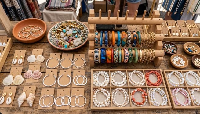 Première collection de bijoux chez un fournisseur classique